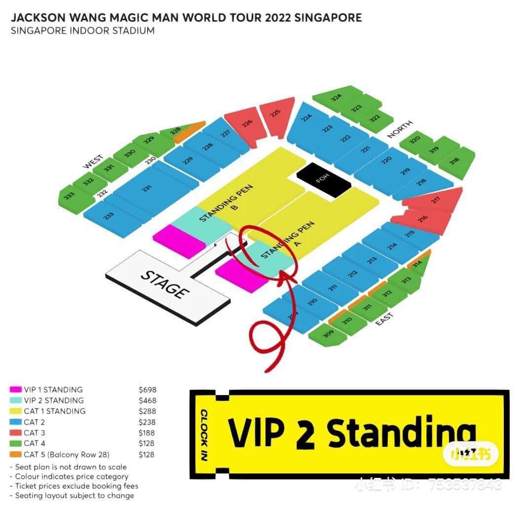 Jackson Wang VIP 2, Tickets & Vouchers, Event Tickets on Carousell
