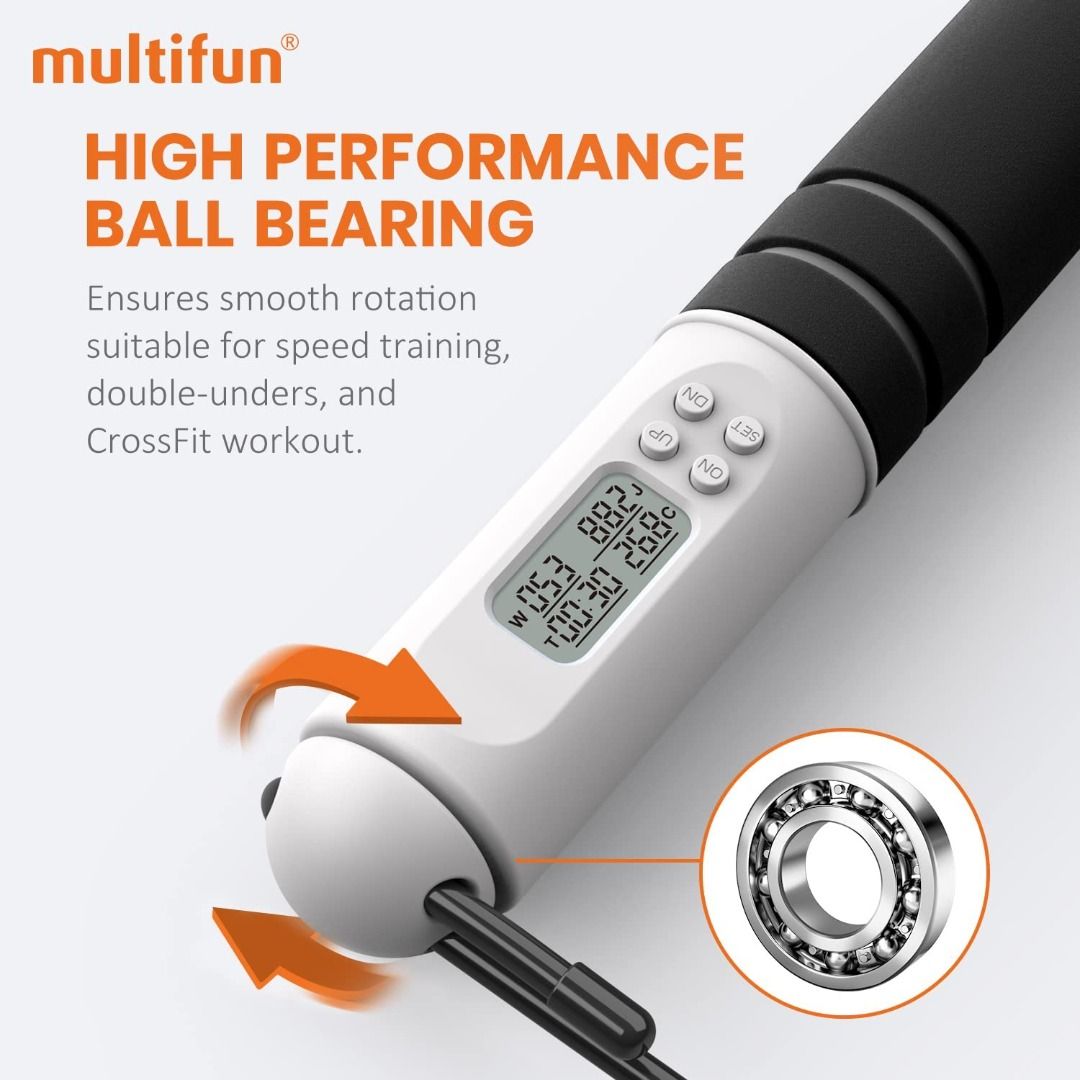 Jump Rope, multifun Speed Skipping Rope with Calorie Counter ...