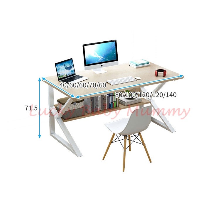 K Frame Computer / Study Table/Desk, Furniture & Home Living, Furniture ...