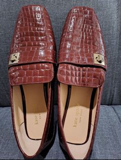 KATE SPADE CROCO FLAT SHOES [PRELOVED]