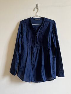 Kemeja Zara Navy Blue