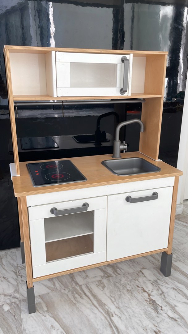 Kids Ikea Kitchen plus utensils & playfood, Babies & Kids, Baby Nursery ...
