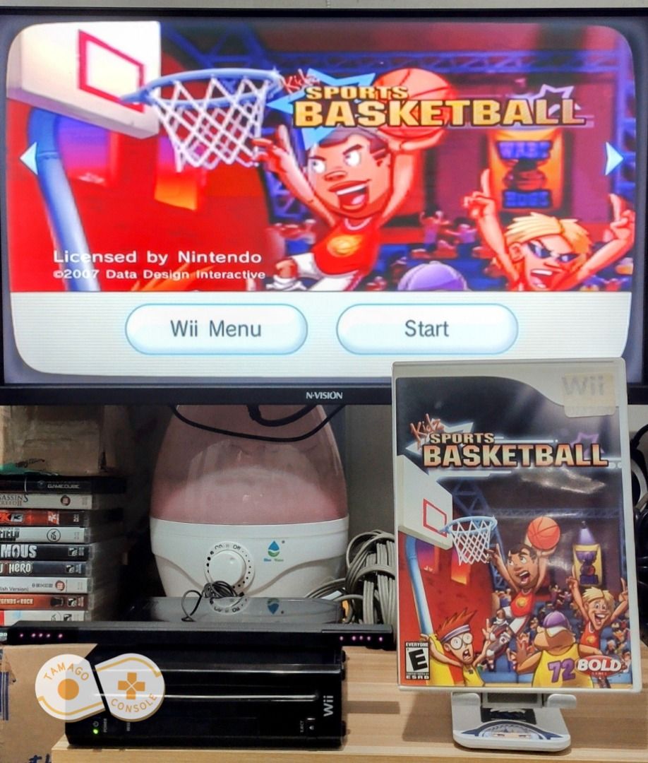 Kidz Sports Basketball [WII Game] [NTSC / ENGLISH Language] [CIB / Complete in Box], Video