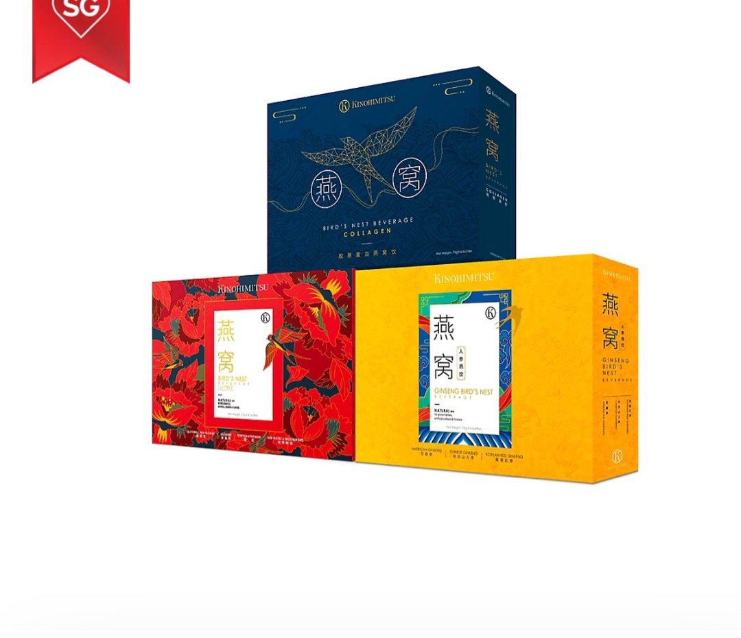 Kinohimitsu Bird’s Nest Gift Set 8’s (Floral + Red Dates), Health