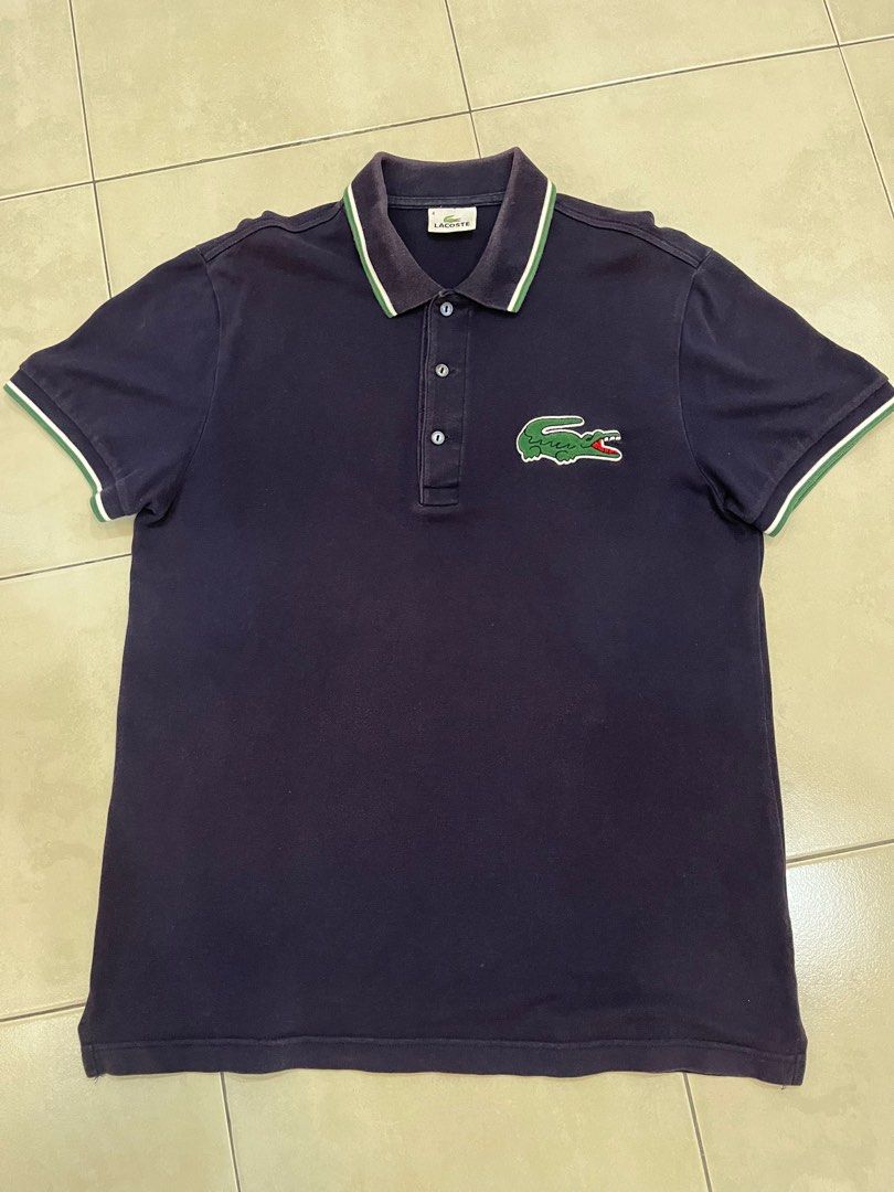 Lacoste big logo sales polo