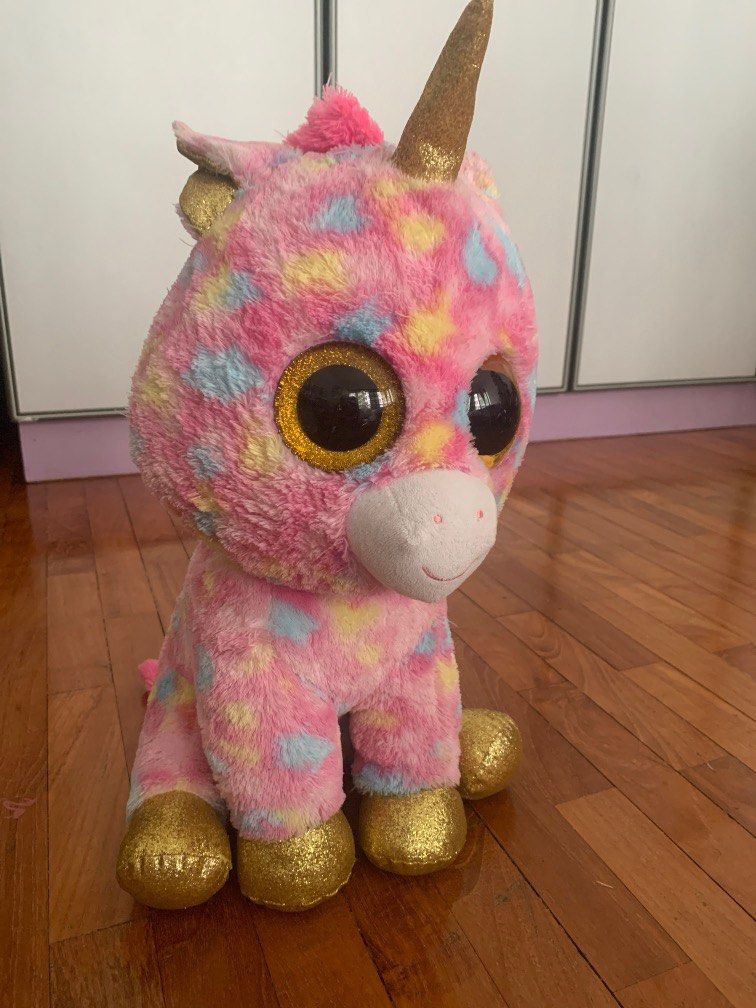 Ty unicorn plush large sales