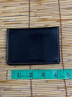 Leather card holder wallet