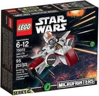 LEGO 75072 Arc-170 microfighter (unboxed)