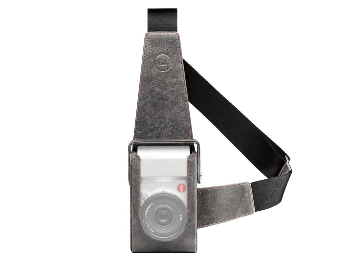 Leica Leather Holster for Leica T TL TL2 Camera (Stone/Gray), 攝影 