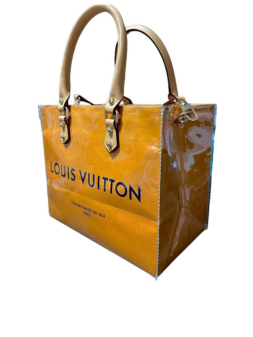 Louis Vuitton LV upcycle repurpose luxury branded paper bag handbag
