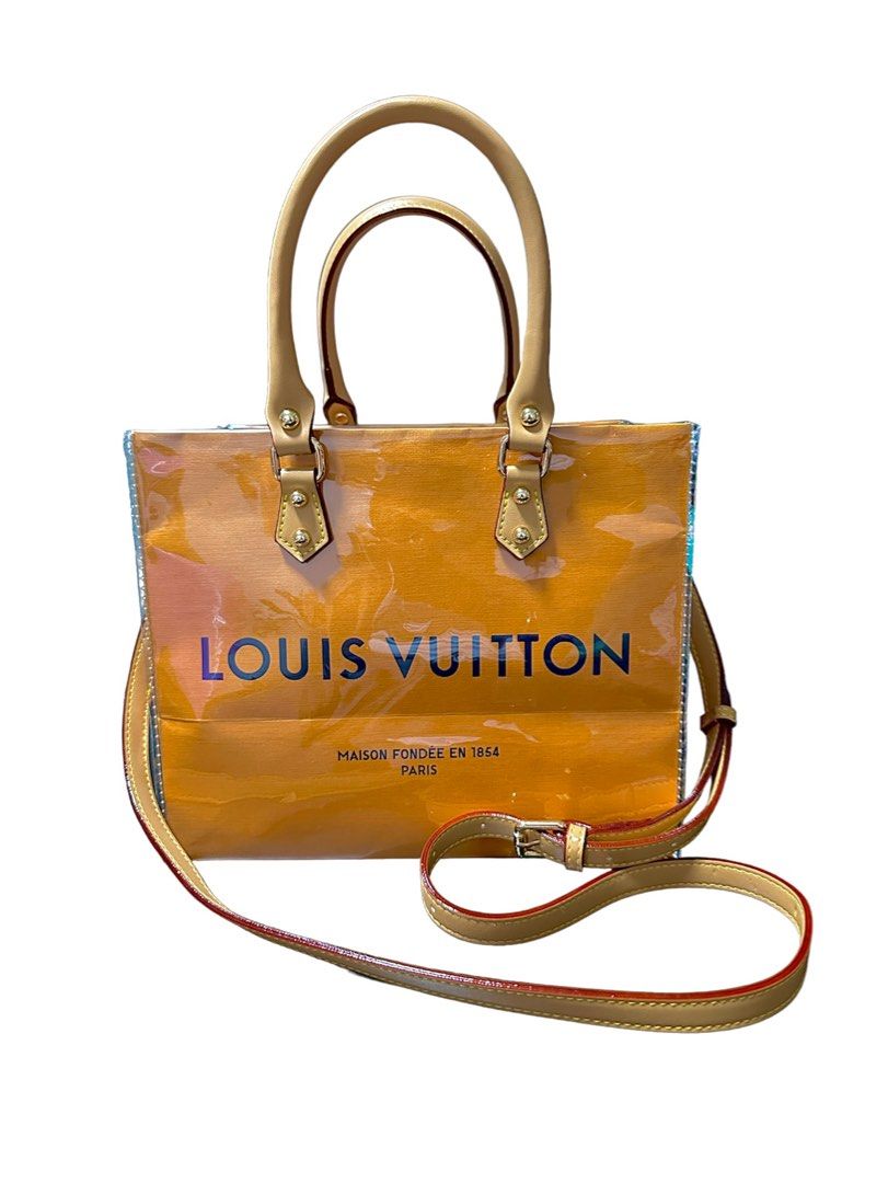 Louis Vuitton LV upcycle repurpose luxury branded paper bag handbag