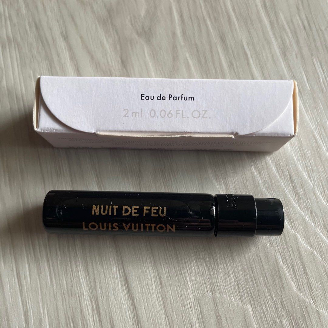 Authentic Louis Vuitton EDP Perfume(NUIT DE FEU) Sample Spray 2 ml/.06 Oz