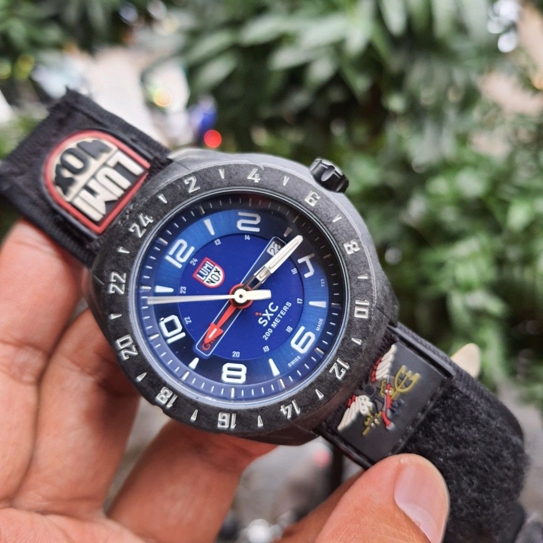 未使用品 定価12万 ルミノックス SXC スティール GMT 5121 GN
