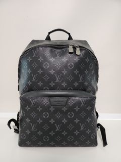 Louis Vuitton Discovery Gun Metal Hardware Backpack PM Black Canvas