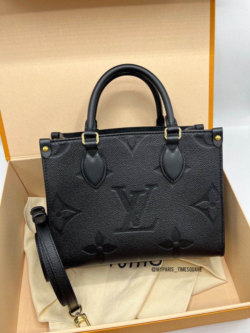 Louis Vuitton On The Go PM Monogram Empreinte Leather Handbag