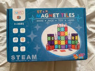 Magnetic Tiles STEAM Educational Toy for Kids 56 PCS