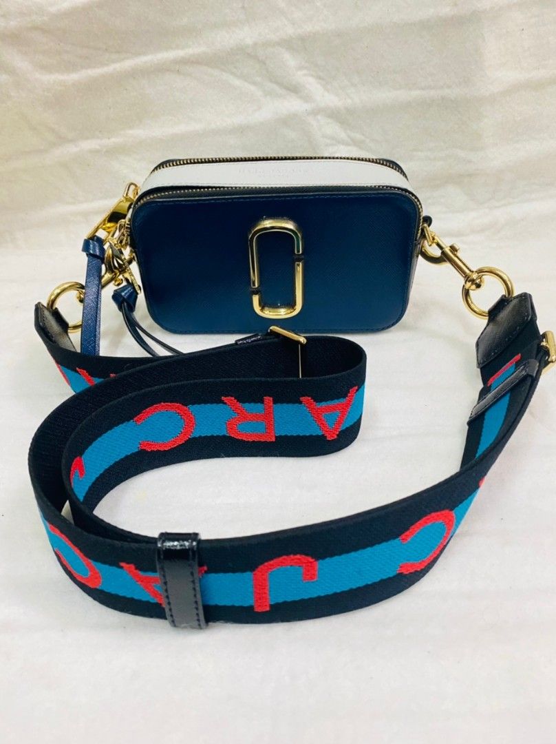 Authentic Marc Jacobs Snapshot New Blue Sea Multi, Luxury, Bags & Wallets  on Carousell