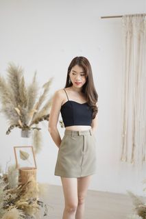 Mikayla Harley Skorts in Olive