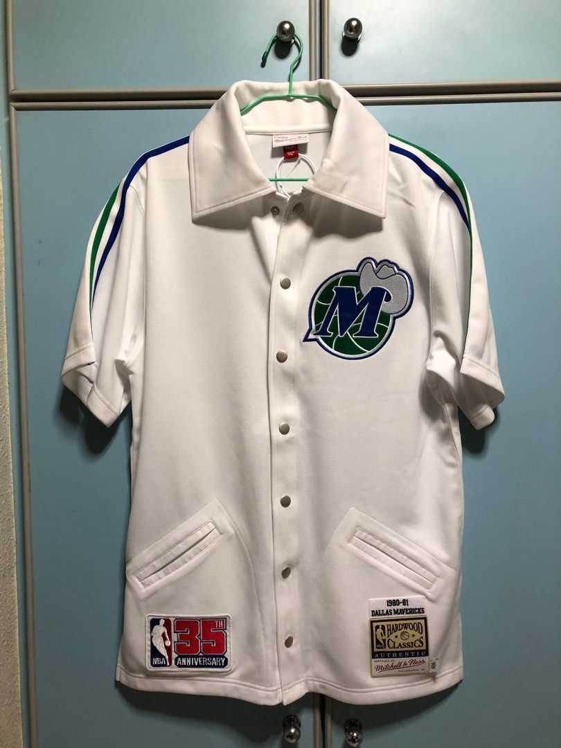 Mitchell Ness Nba authentic Dallas Mavericks warm up shooting