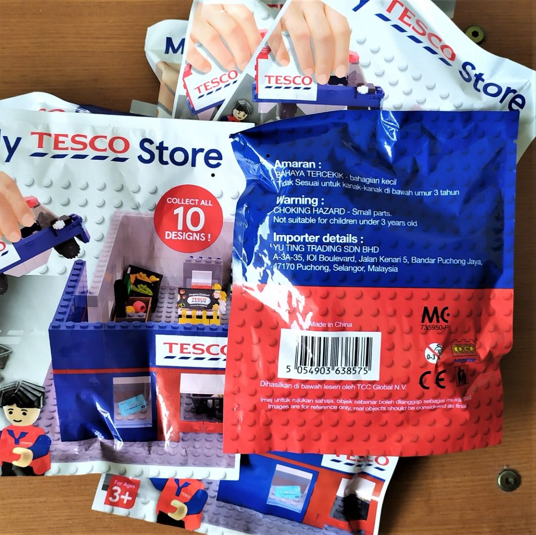 Tesco building blocks shop