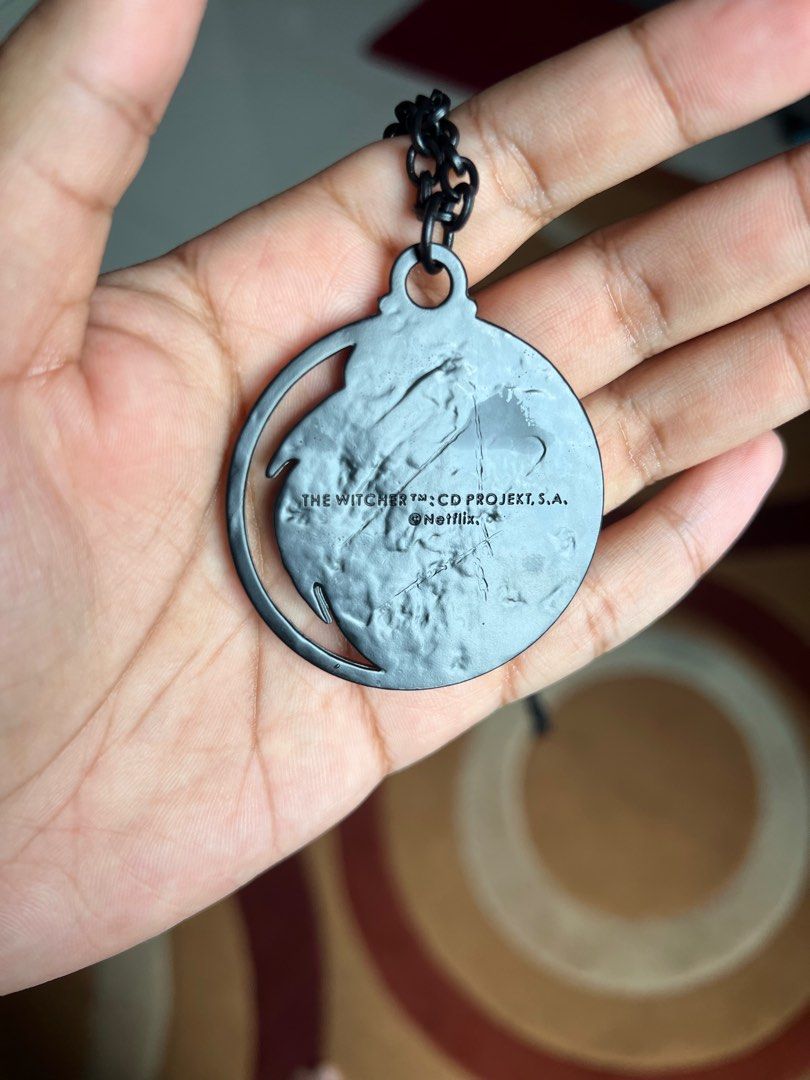 Netflix Witcher official medallion, Hobbies & Toys, Collectibles