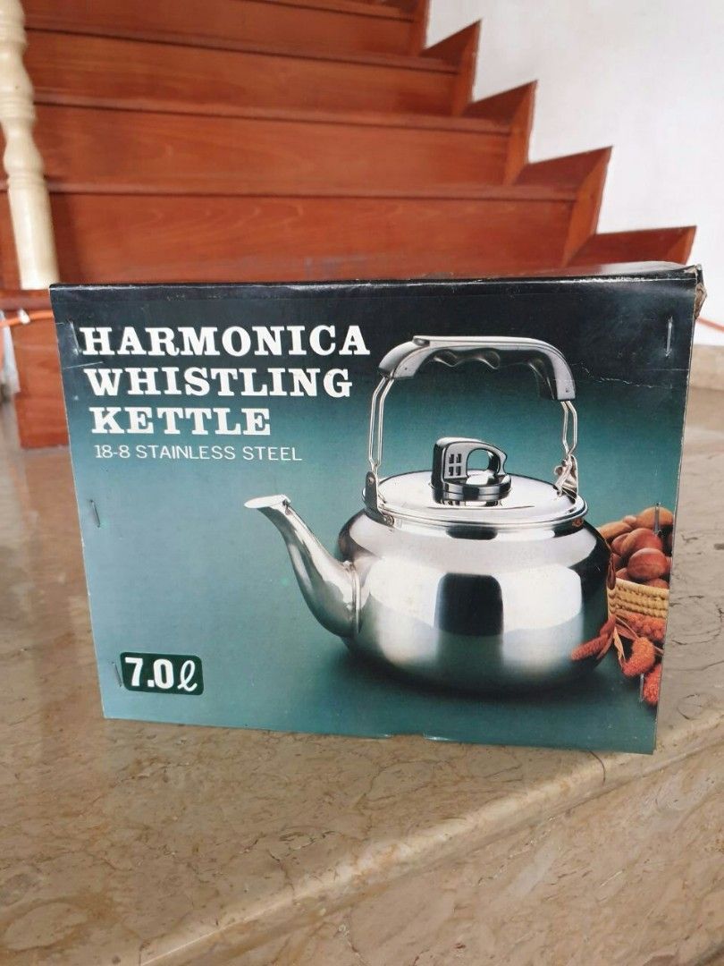 New Harmonica Whistling Kettle 7 Litre, Can Use On Induction Cooker
