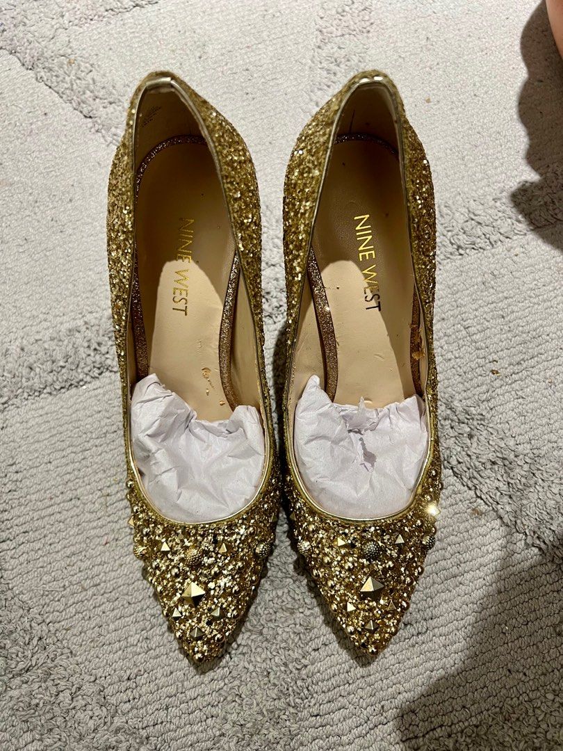 Nine west glitter shoes clearance