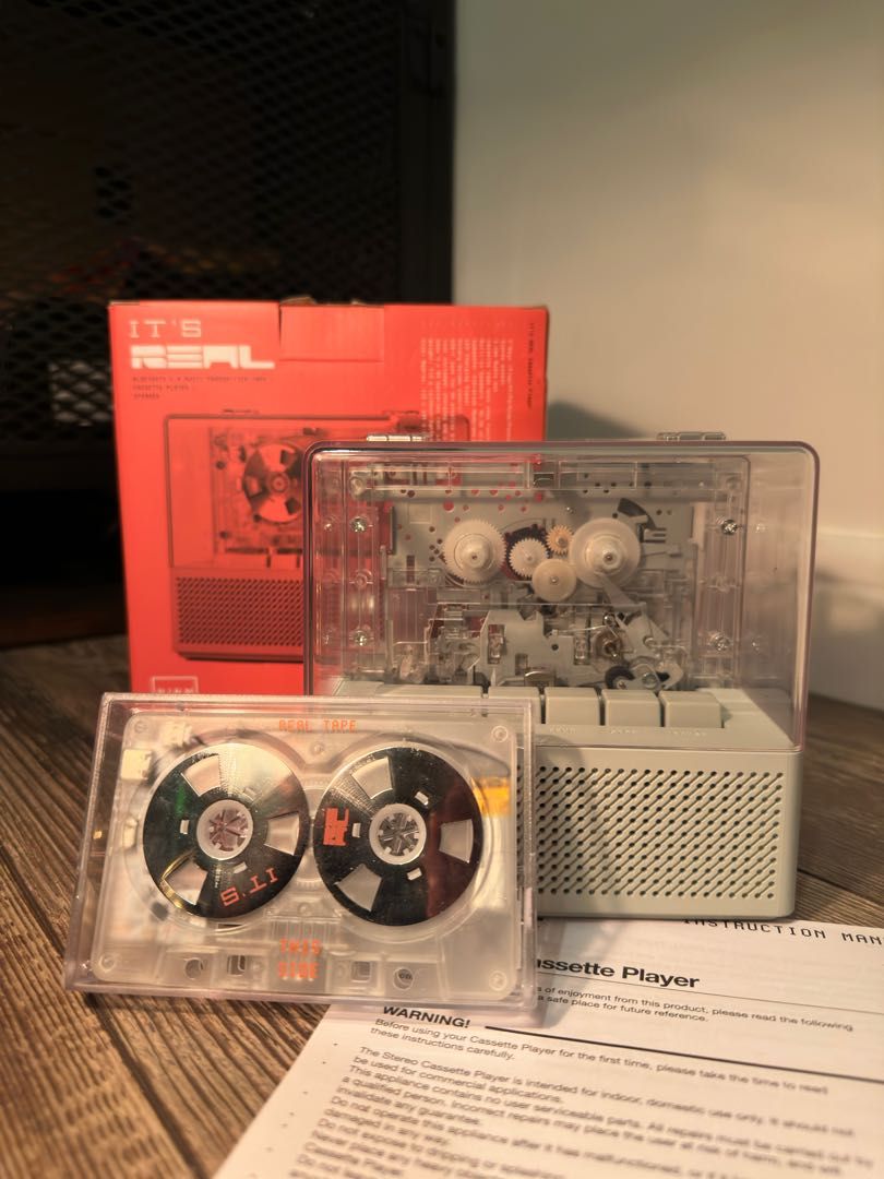 NINM Lab IT'S REAL Bluetooth Speaker + Cassette Player Combo 藍芽