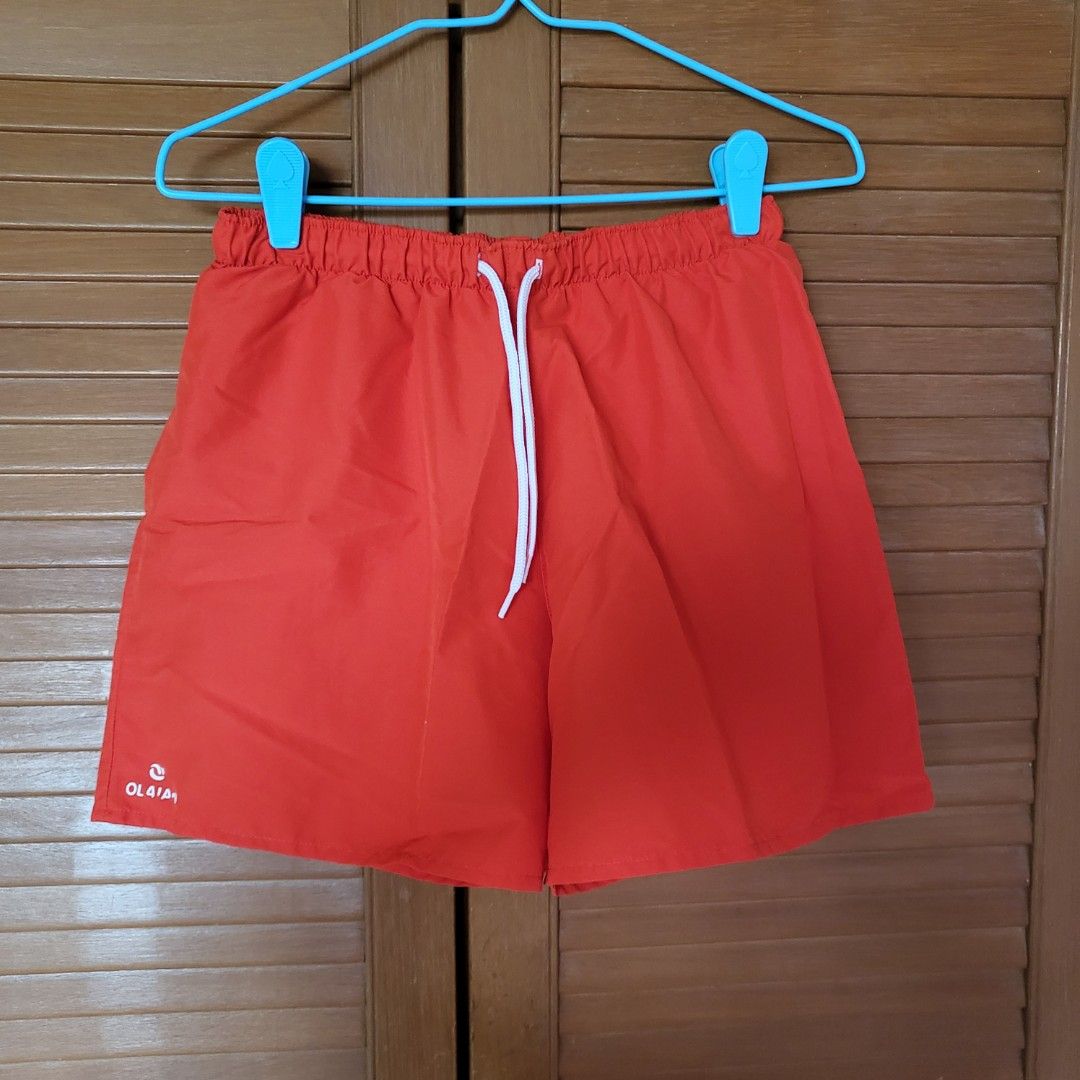 Red orange shorts outlet