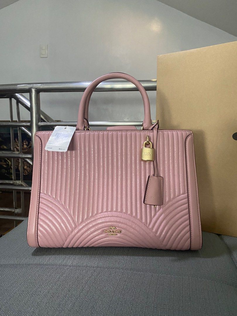 Original Coach Bag Pink w/ Strap, Luxury, Bags & Wallets on Carousell
