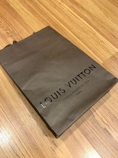 Louis Vuitton, Bags, Louis Vuitton Dust Cover Bag For Purse Yellow With  Brown Spellout Lettering