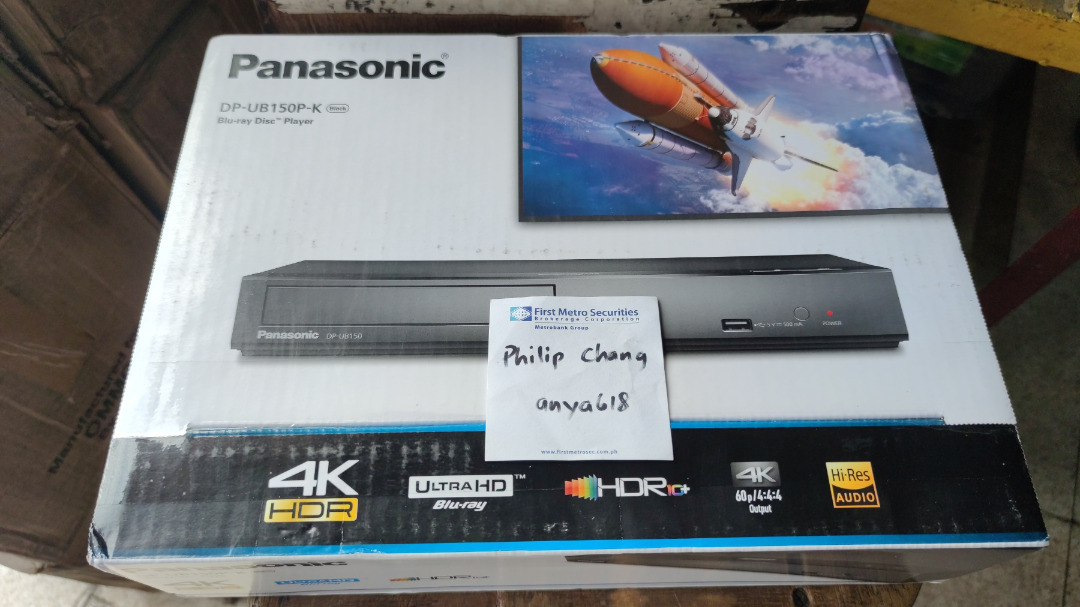 Panasonic DPUB150 4K Ultra HD BluRay Player, TV & Home Appliances