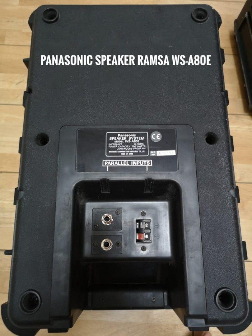 Panasonic Speaker Karaoke RAMSA WSA80E, Elektronik, Audio di Carousell