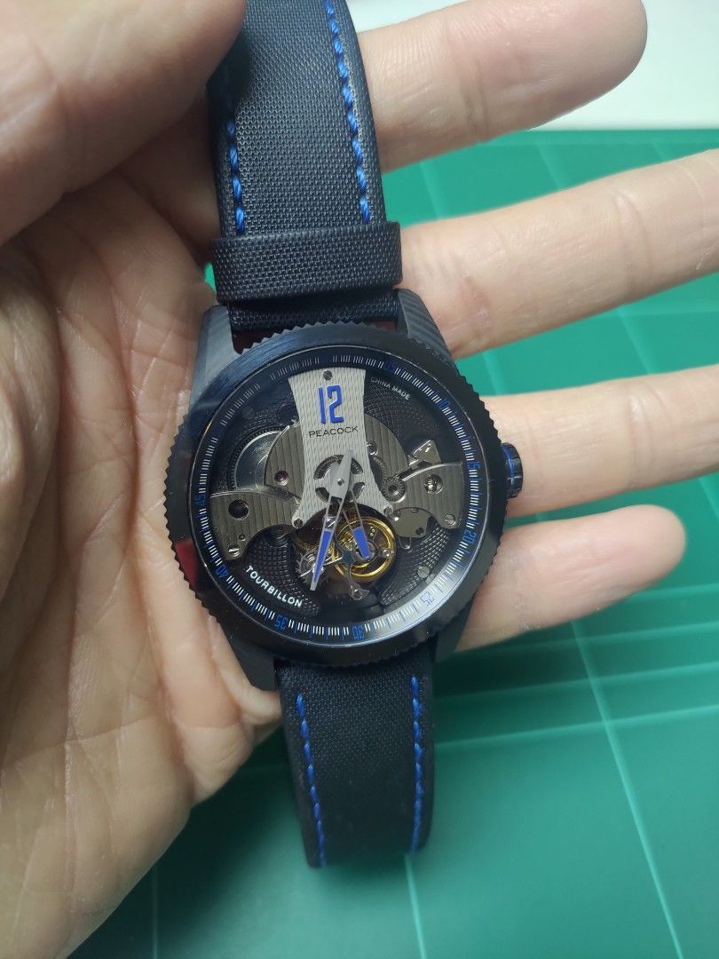 Peacock Tourbillon Mechanical Watch