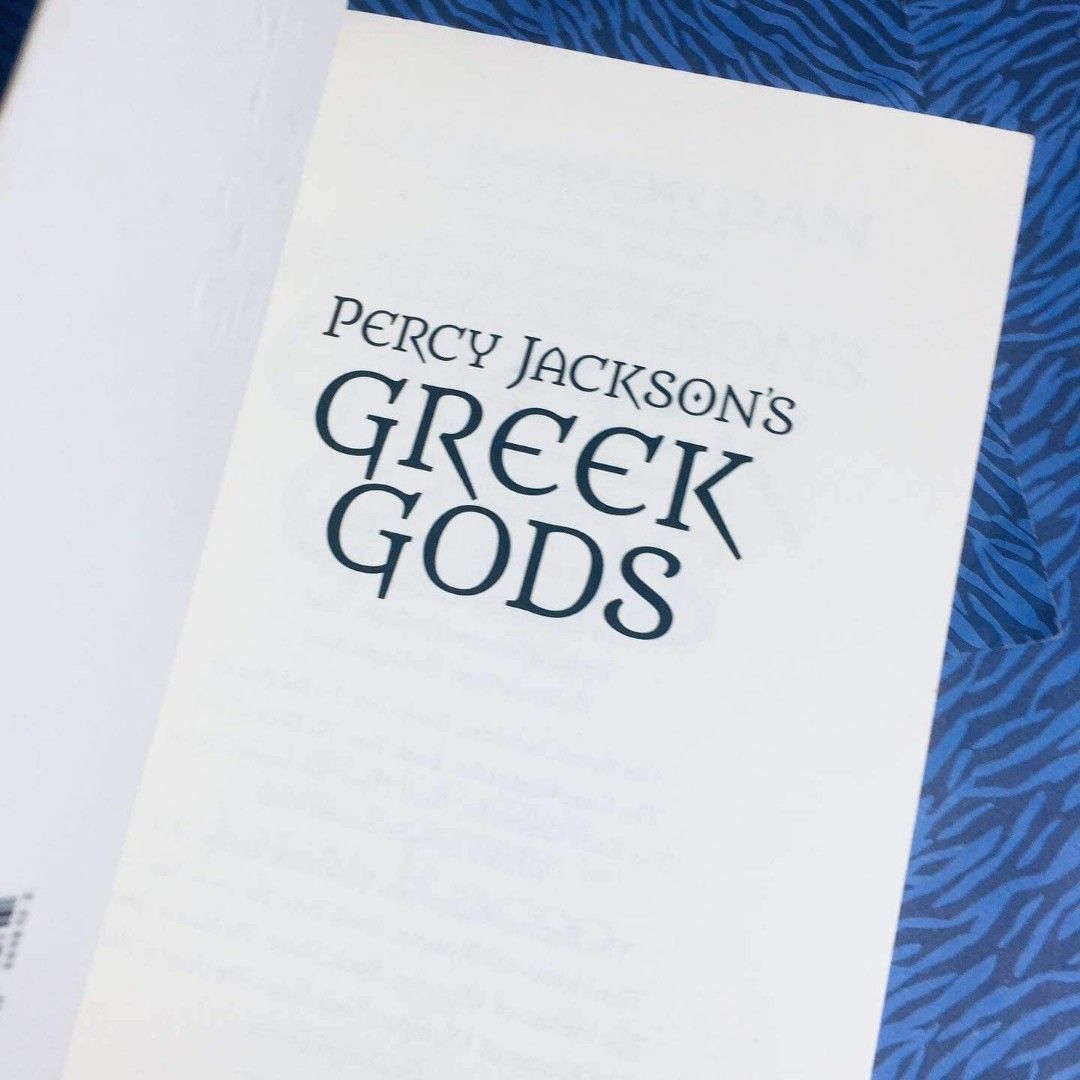 Percy Jacksons Greek Gods By Rick Riordan Hobbies And Toys Books And Magazines Fiction And Non