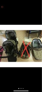 Perreno tandem twin stroller free postage