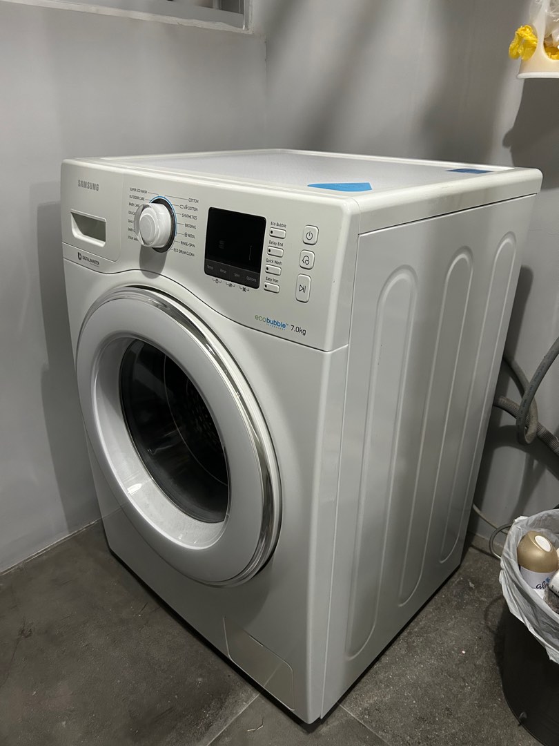 Preloved Samsung 7kg Frontloader Washing Machine WW70H5200EW