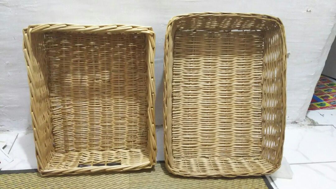 Rattan basket (Category: Gift Baskets & Hampers) located in Quezon City. Submitted by eilgaraje (Listing ID 1204660696, Image 3). Description: as posted used in good condition.