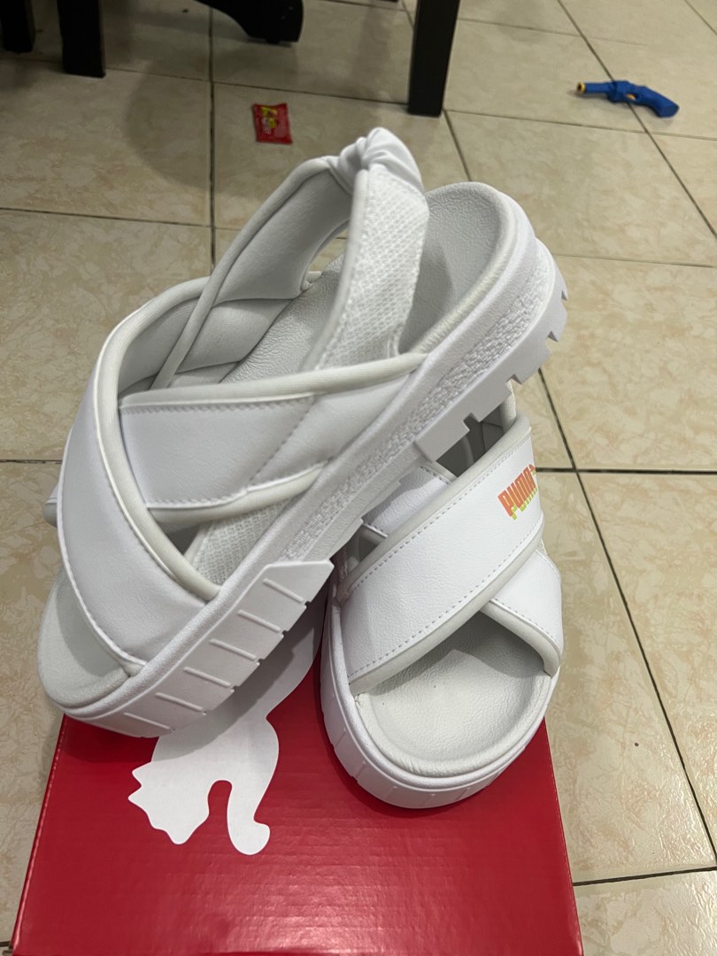 Sandals original puma mayze mismatched womans Women s Fashion Footwear Sandals on Carousell