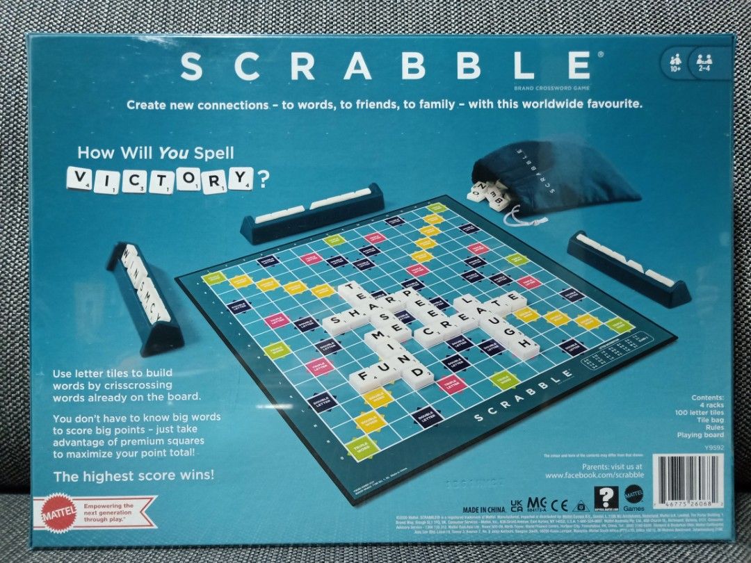 Scrabble original board game, Hobbies & Toys, Toys & Games on Carousell