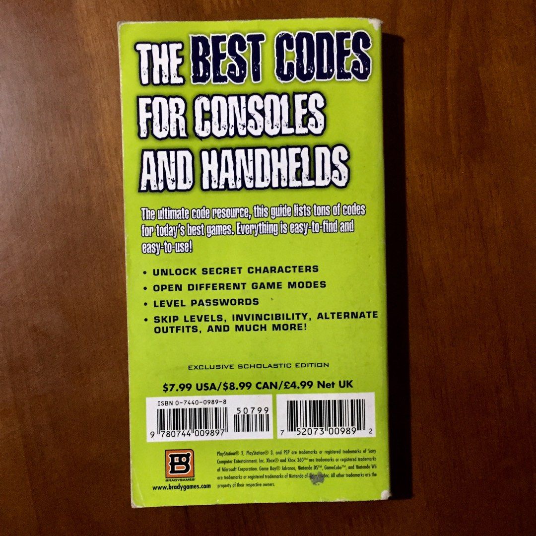 Secret Codes For Consoles And Handhelds 2008 Hobbies Toys Books secret-codes-for-consoles-and-handhelds-2008-hobbies-toys-books