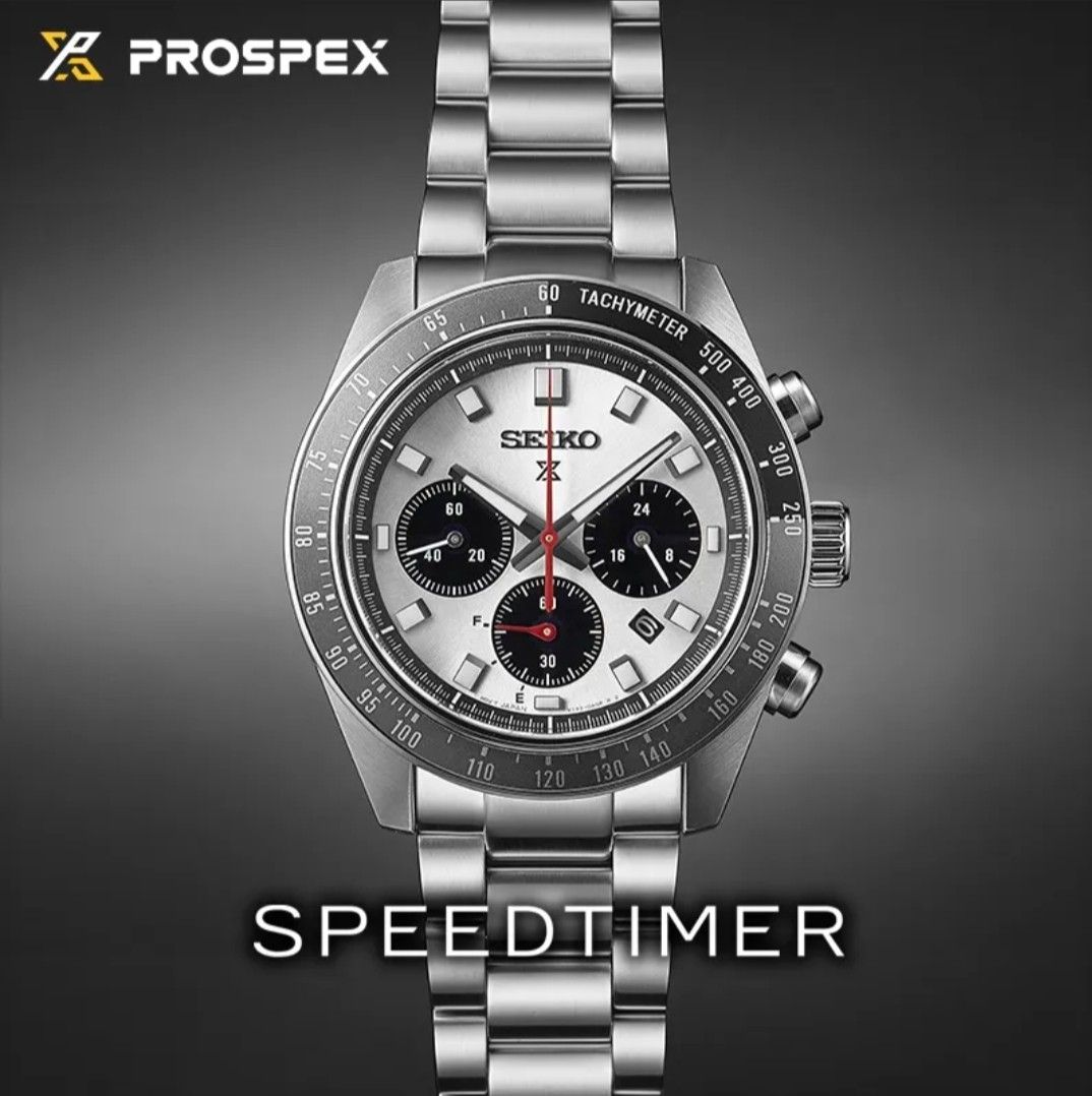 Seiko prospex Speedtimer Panda SSC911P1, Men's Fashion, Watches &  Accessories, Watches on Carousell