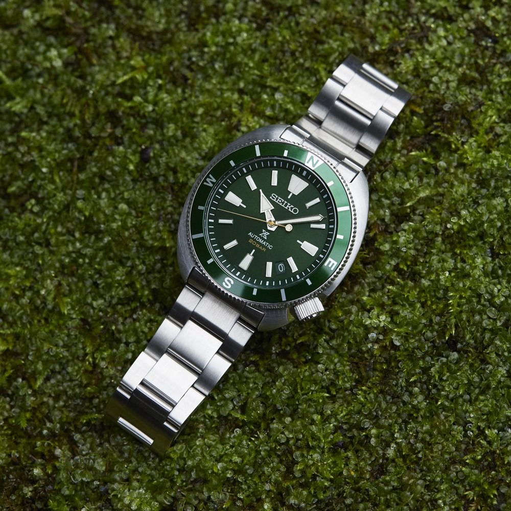 Seiko Prospex SRPH15K1 Green Land Tortoise Automatic Stainless
