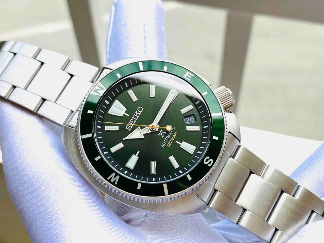 Seiko Prospex SRPH15K1 Green Land Tortoise Automatic Stainless