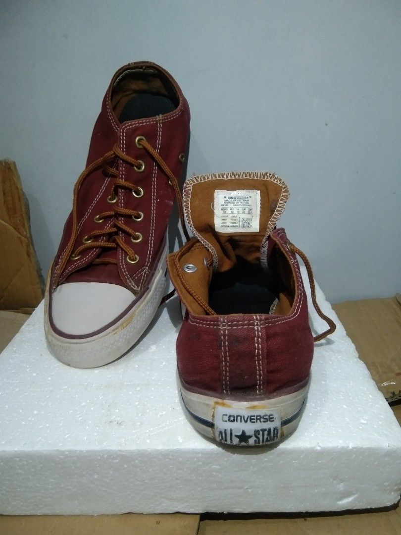 Converse warna merah maroon discount