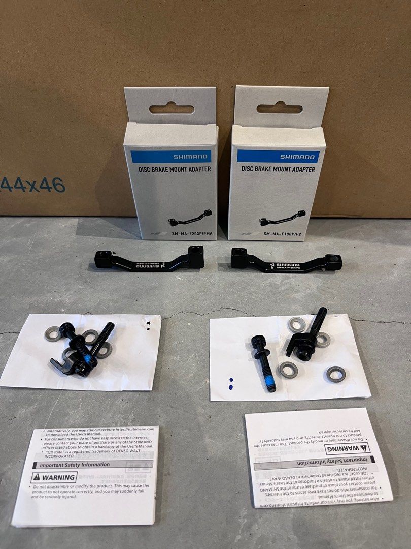 Shimano Disc Brake Mount Adaptor Post Mount, Sports Equipment, Bicycles