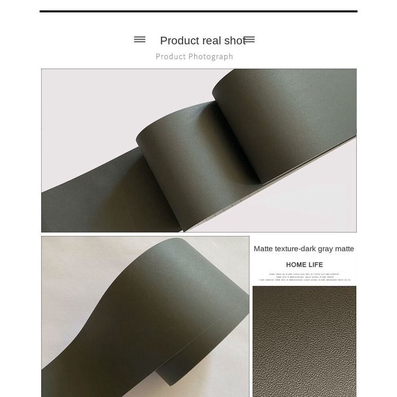 Solid Color Sticker Border Decoration Self-Adhesive Waterproof Skirting ...