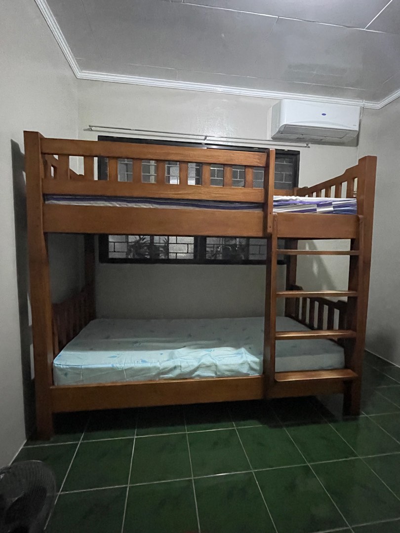 Mahogany double deck bed best sale