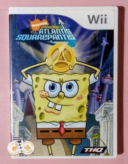 SpongeBob's Atlantis SquarePantis - [WII Game] [NTSC / ENGLISH Language] [CIB / Complete in Box]