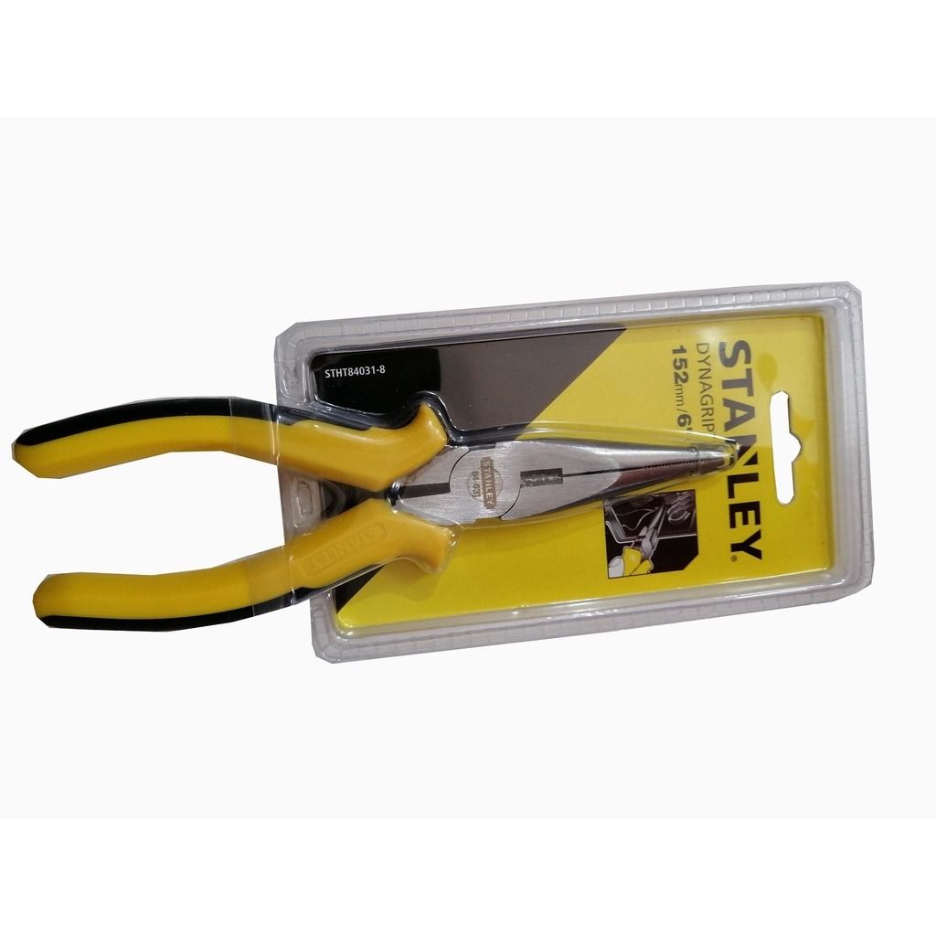 Stanley Dynagrip Long Nose Pliers 200mm/7" 84031, Commercial